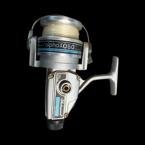 Shimano Alpha X050 Silver and Black Fishing Reel